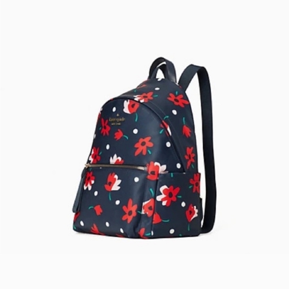 Kate Spade New York CHELSEA WHIMSY FLORAL MEDIUM BACKPACK, Multicolor - Picture 7 of 8
